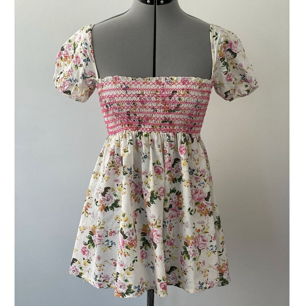 Lux - Floral - Romantic - Rohemian  top - medium